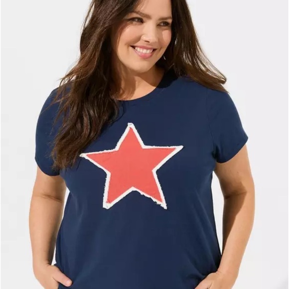 USA Appliqué Classic Fit Heritage Jersey Tee - Picture 2 of 6